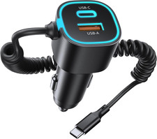65 W 3 Porte Accendisigari USB