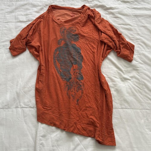 Shirt asimmetrica grafica - t-shirt,