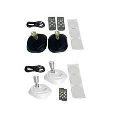 2 pezzi faretti con timer luci