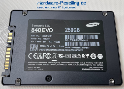 Samsung 840 evo 250gb - 840, sata