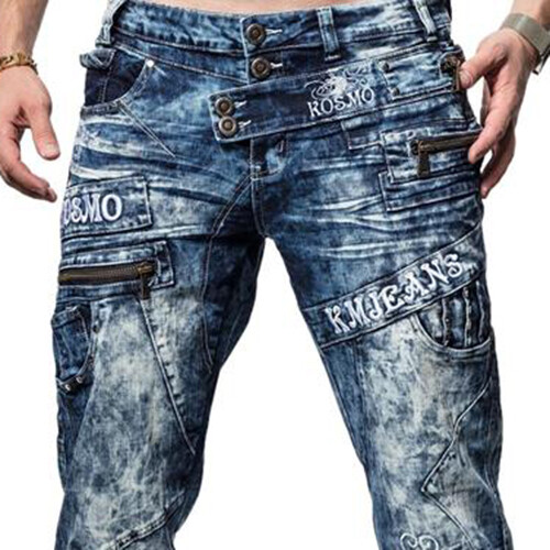 Jeans uomo kosmo lupo - jeans,