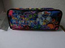 Bustina bauletto rinforzi gomma LUPO ALBERTO " Multitrack " astuccio scuola 