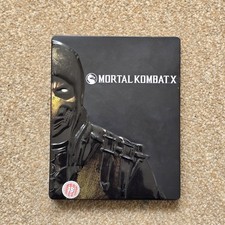 Mortal Kombat X Metal Steelbook Edizione Speciale Sony PS4 18+ Gioco di Combattimento