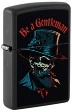 Accendino Zippo Be A Gentleman 60007384 Nero Opaco Accendino A Benzina