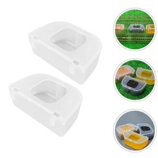  2 pezzi mangiatoia per gabbia