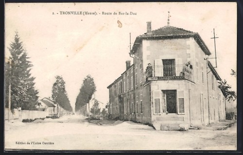 Cpa tronville route de - cpa,