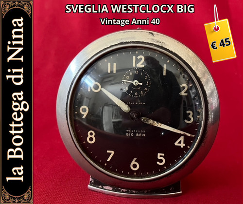 Sveglia vintage westclox big - vintage,