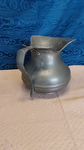 Brocca caraffa peltro lavorato - brocca,