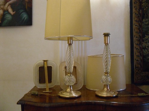 Barovier toso coppia lampade - e,