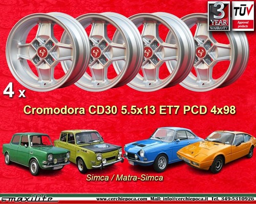 Cerchi cromodora cd30 5x13 - 4,