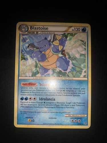 Carta pokémon blastoise rara - pokémon,