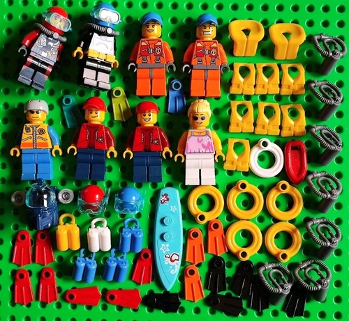 Lego water minifigures bundle - water,