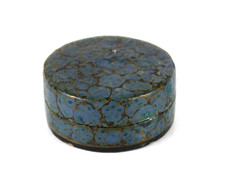 Scatolina Vintage Blu e Oro in