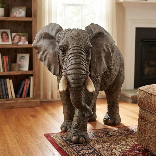 Elefante grande vita reale