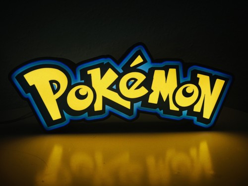 Lampada logo pokémon - logo, led
