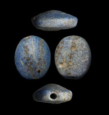 Amuleto scarabeo antico Egitto non inciso nuovo regno a tardo periodo, 1550-332 a.C.