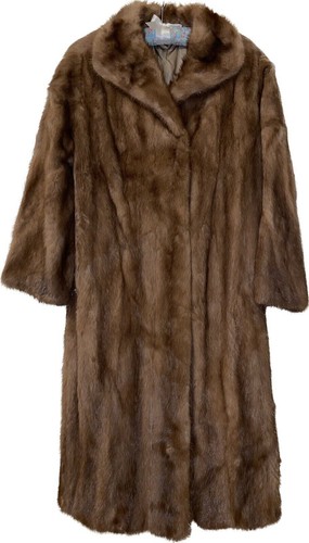 Cappotto donna visone marrone