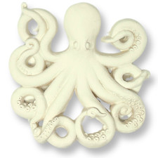 Toocook Polipo in terracotta naturale bianca da decorare per Arredo Casa