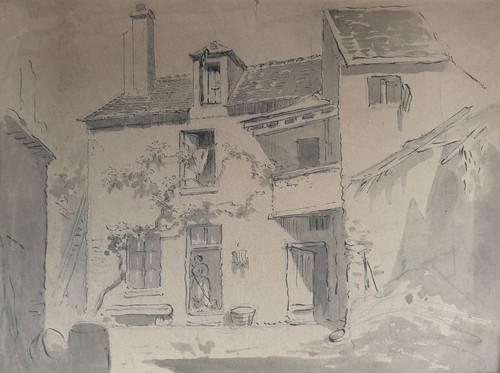 Disegno pietra nera calame - pietra,