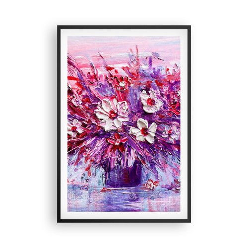 Poster 61x91cm impasto fiori - impasto,