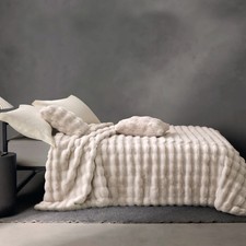 Coperta in eco pelliccia