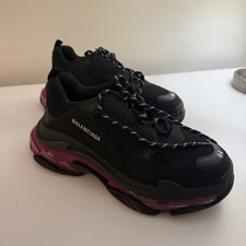 Balenciaga Triple S nero rosa