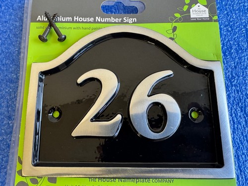 Insegna targa alluminio numero - alluminio,