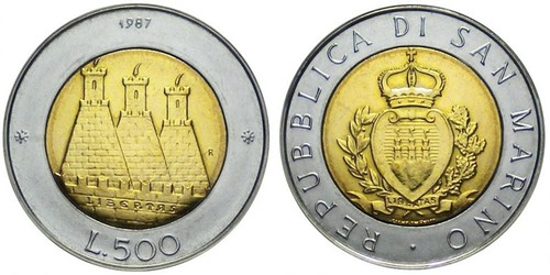 1987 san marino 500 - 1987, lire