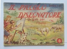 00809 Album da disegno - Il piccolo disegnatore 6 - In giro per l'Italia 1952