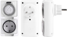 | Temporizzatore Presa Elettrica IP44 | Timer Programmatore Analogico per Uso Es