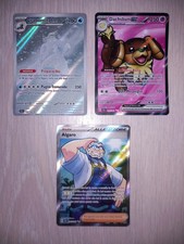 Lotto 3 Carte Pokemon Illustrazione Rare Full Art Allenatore Corona Astrale SCR