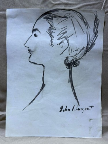 John sargent disegno - john, s.