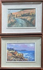 Orazio Ceppatelli pittore-coppia di paesaggi in cornice