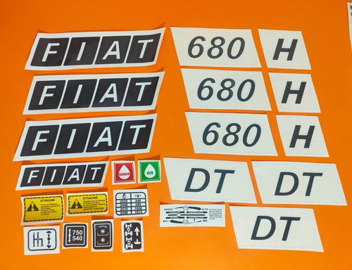 Adesivi decalcomanie fiat - , 680