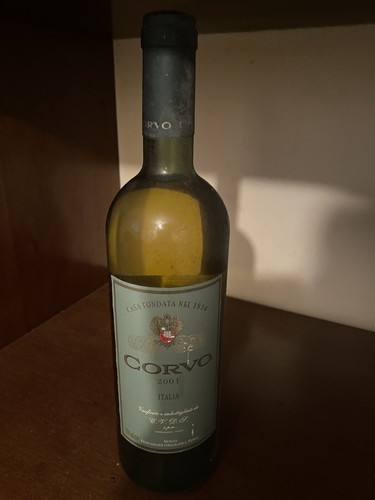 Vino bianco bottiglie corvo - 6,