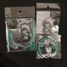 Ulquiorra BLEACH supporto acrilico e portachiavi personaggio glitter usato
