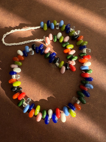 Collana artigianale perle - collana,