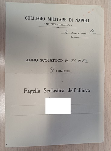 Documento scuola militare - scuola,