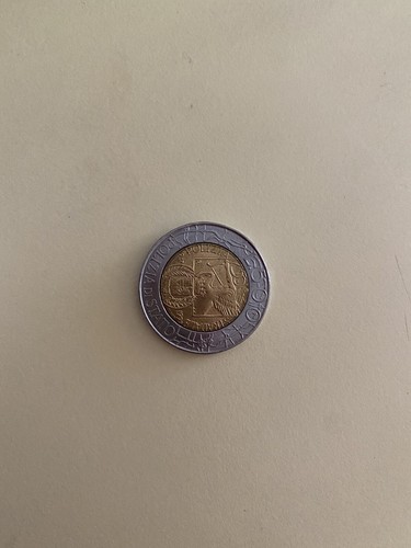 Moneta 500 lire - lire, polizia