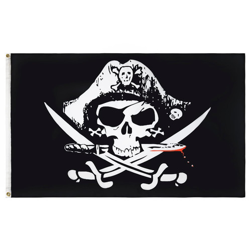 Bandiera pirata sciabola - bandiera,