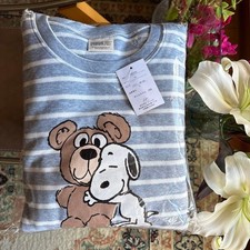 Pigiama Snoopy donna L set blu