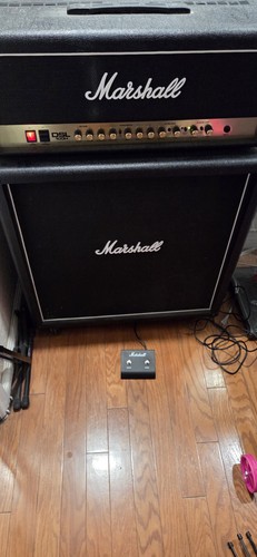Marshall dsl100h with half - marshall,