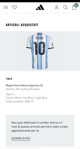 Maglia home messi argentina - messi, 26