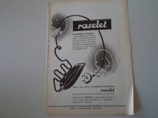 advertising Pubblicità 1939 RASOIO ELETTRICO RASELET
