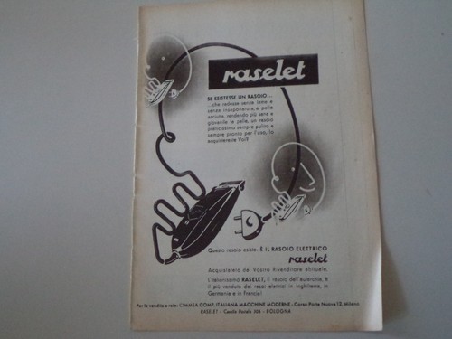 Advertising pubblicità 1939 - pubblicità,