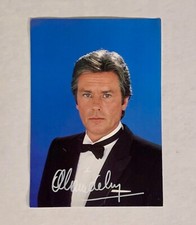 ALAIN DELON Autographe Photo