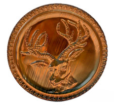 PIATTO IN RAME ANTICO FATTO A