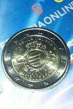MONETA 2 EURO - REPUBBLICA ITALIANA  2002-2012 NUOVA UNIONE EUROPEA ITALIA 