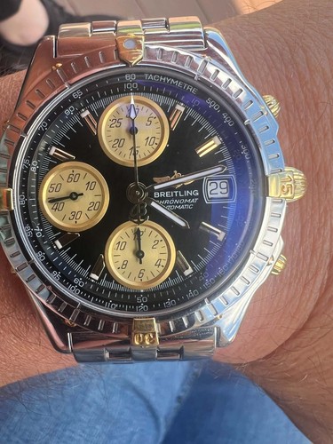 Breitling chronomat argento - argento, e