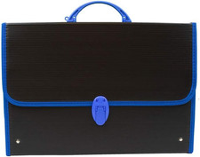 Valigetta Fine-Tex, Formato 28 X 40 X 8 Cm Con Bordo in Tessuto, in Polionda Ner